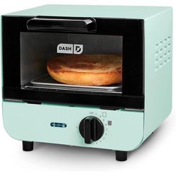 New DASH Mini Toaster Oven Cooker for Bread Bagels Cookies Pizza Paninis
