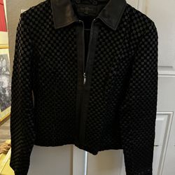 NWOT Gorgeous Black Leather Jacket!!