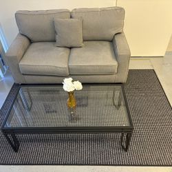 Couch, Table & Rug For Sale 