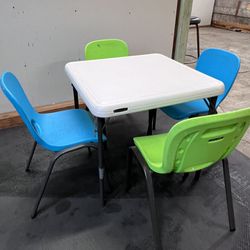 Lifetime Kids Table & Chairs $100