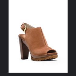 Michael Kors Flynn suede Clog Sling Back 9