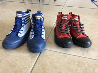 Hunter rain boots size 13 and 3