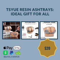 TSYue Resin Ashtrays: Ideal Gift for All