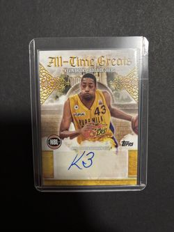 Kevin Brooks All-Time Greats Auto Topps 2025-26 NBL Adelaide 36ers