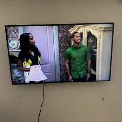 Samsung 50” TV + Samsung Sound Bar + Apple TV – $400