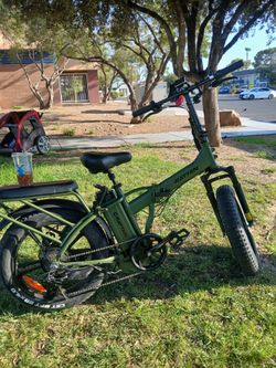 Rattan electric bike