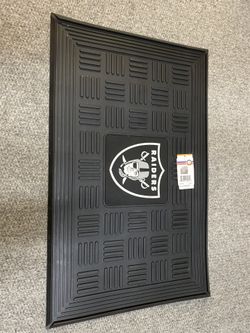 Raiders Door Mat Or Cargo Mat. Official NFL.