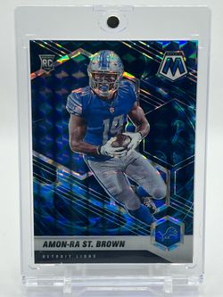 2021 Panini Mosaic Amon-Ra St. Brown Genesis Rookie No.328