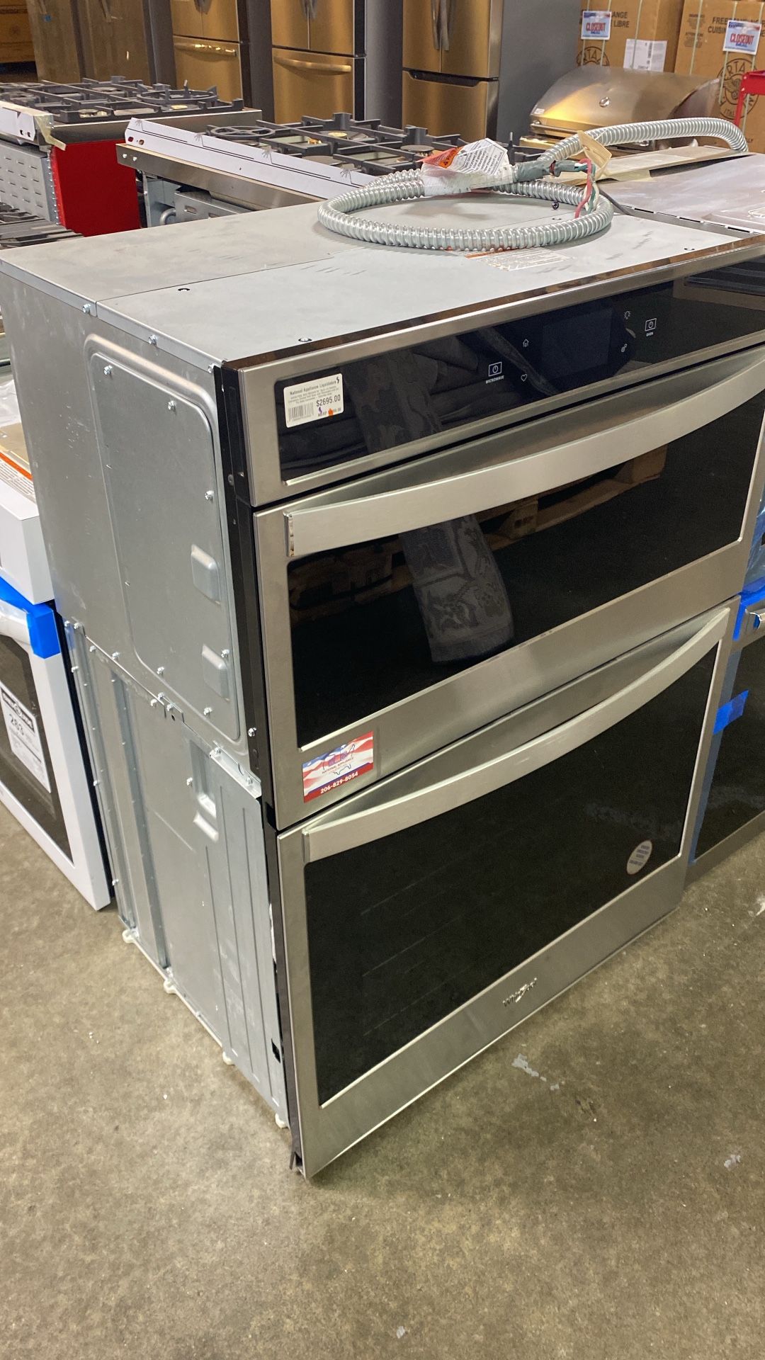 Whirlpool  WOC75EC0HS 30 Inch Smart Combination Wall Oven