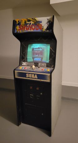 Original Shinobi Arcade Machine (Sega 1987)