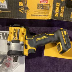 🧰🛠DEWALT ATOMIC 20V MAX Brushless 1/2” Variable Speed Impact Wrench-NEW!(Tool Only)-$175!!🧰🛠