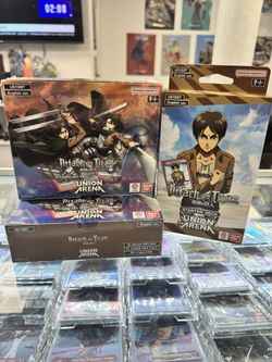 Union Arena Attack On Titan English Booster Box Starter Deck Sealed