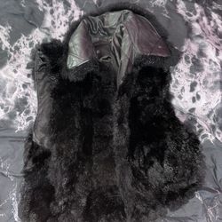 Fur Leather Coat