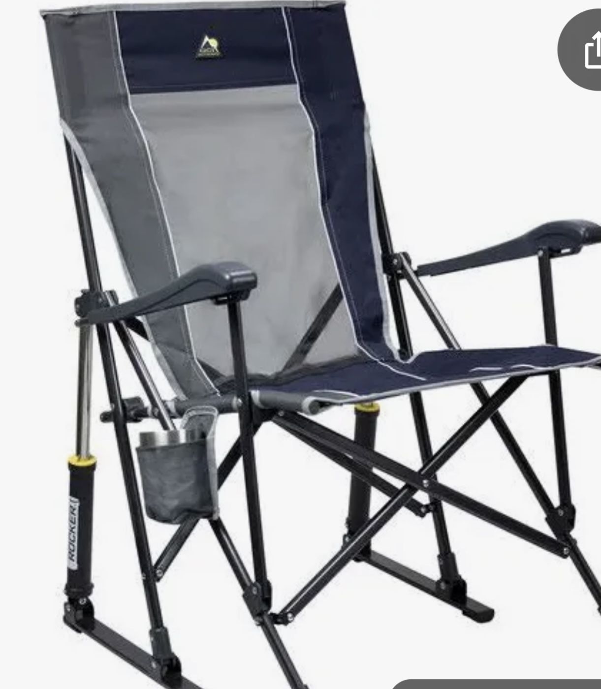 NEW GCI Outdoor Traveler Rocker Elite w/Carry Strap (indigo)
