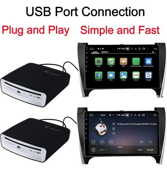 USB External Universal CD Player for Car / Laptop
