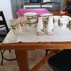 Vintage Franciscan Desert Rose Dinner Ware