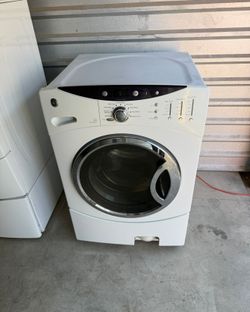White GE Washer