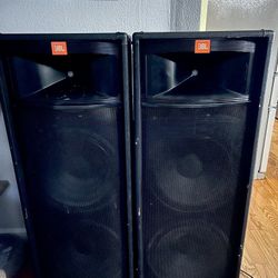 JBL TR225 2x15 PA Speakers