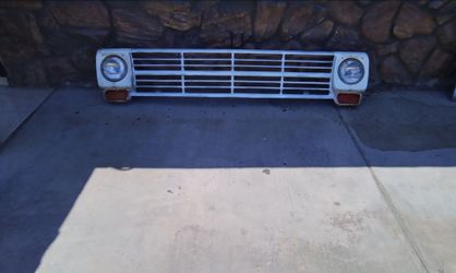 68-69 Ford Trucks Grill Complet Part Steel