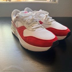 Nike Low-Top Sneakers White and Red