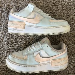 Nike Air Force 1 Shadow Sail Barely Green Sneakers CU8591-104 Womens Size 8
