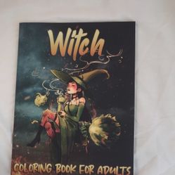 Witch Coloring Book 