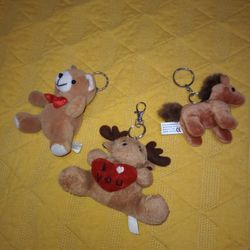 🍄 • Plush Key Chains Bundle Buy 