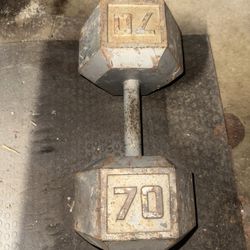 Dumbbell 70lb