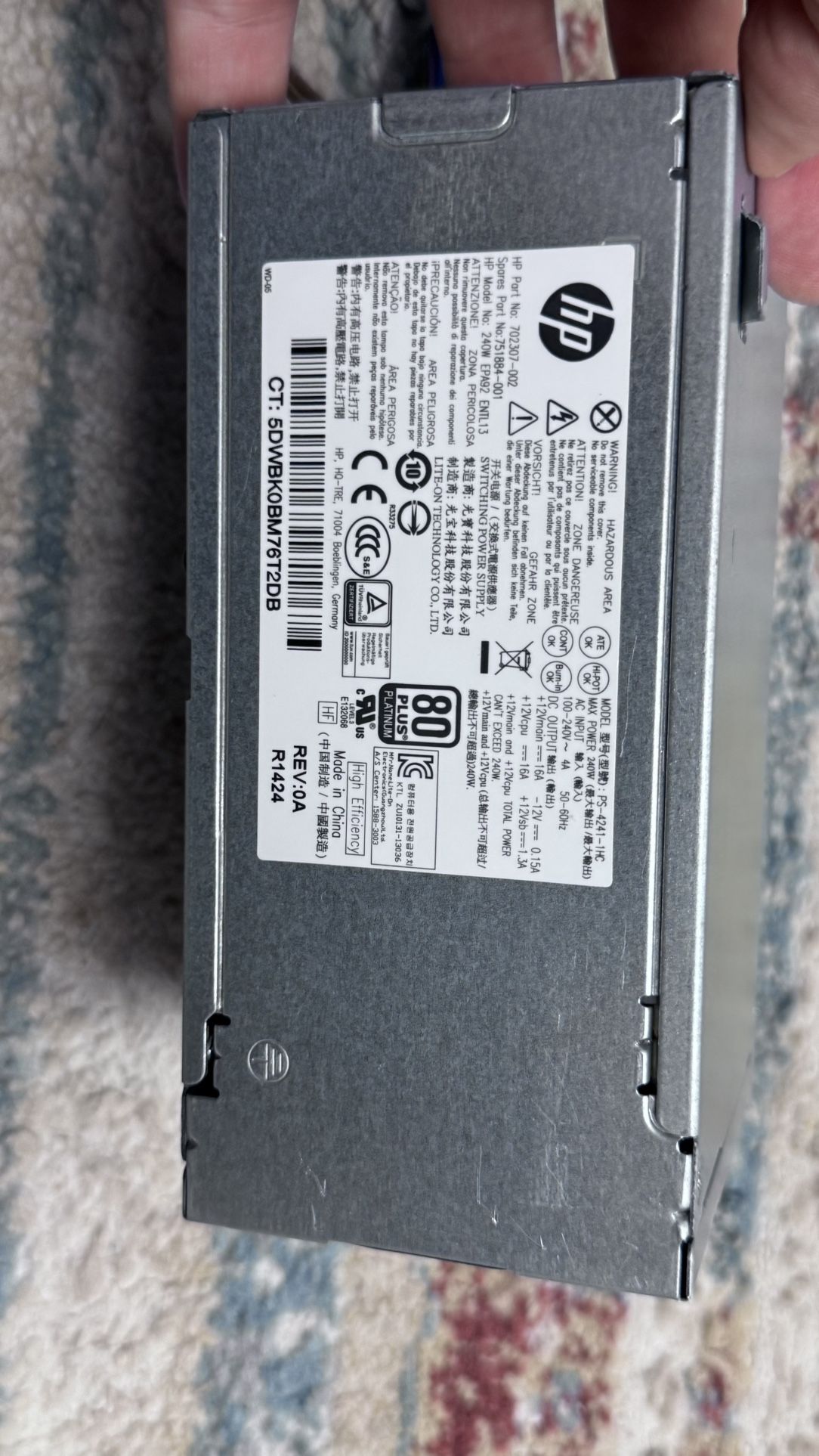 HP PS-4241-1HC Desktop Power Supply