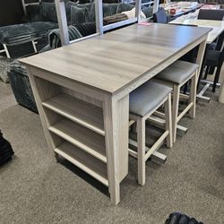 Brand New Dining Set Table 4 Stools $279