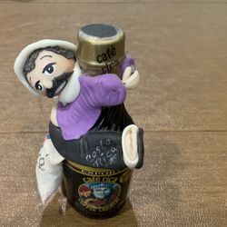cafe rica Coffee ‘One Hand Hermanos’ Vintage Collector Mini Bottle. Very Rare!