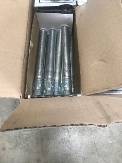Simpson StrongTies (120 pieces – three-quarter inch by 7 inch long wedge anchors)