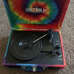 Victrola Tye dye Record Player 