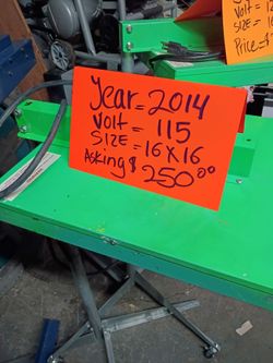 Screen printing  Flash dryer