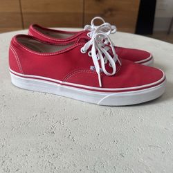 Vans red ultra low