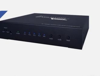 Evolution 4 x 1 HDMI Switch with Quad - View and KVM USB Control, Share Keyboard
