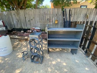 Cabinet for van and a/c tank holder