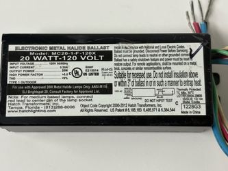 [REFURBISHED] Hatch Lighting Electronic Metal Halide Ballast