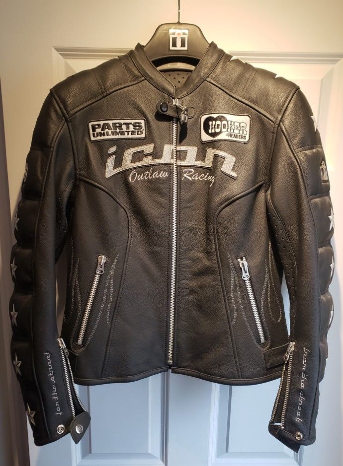 Womens Icon Kitty Leather Motorcycle jacket