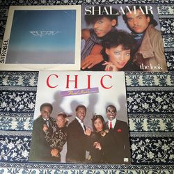 Chic "Real People" Edwin Starr Clean Shalamar "The Look" vinyl records