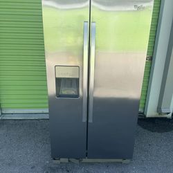 Whirlpool Stainless Steel Refrigerator SxS