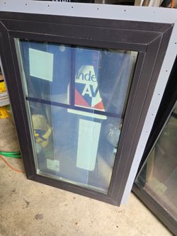 TWO BRAND NEW VINYL WINDOWS 2X3