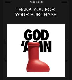 MSCHF BIG RED BOOT