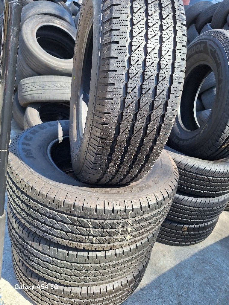 265/65/17/ $300 MICHELIN SEMI NEW FOUR TIRES