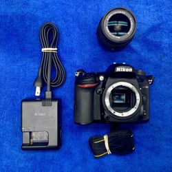 Nikon D7200 24.2 Megapixel DSLR Camera Cam 18-55mm Lens Digital Professional Handheld Lightweight Wifi Bluetooth Photo Photography Video Zoom Record  