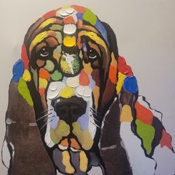 Dog Canvas Oil Painting