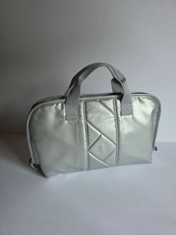 Lug Flash SE Special Edition Cosmetic Bag Case Metallic Silver ~ NWT