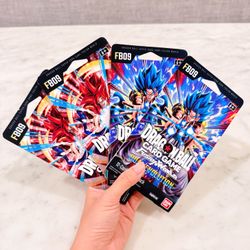 Dragon Ball Super Card Game Fusion World Dual Evolution FB09 Extra Booster Packs Card Game 12-Card Sealed Sleeved Pack Trading Card Bandai Namco TCG