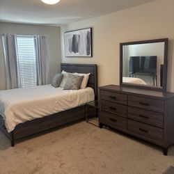 Queen Bedroom Set With Dresser And Nightstand 