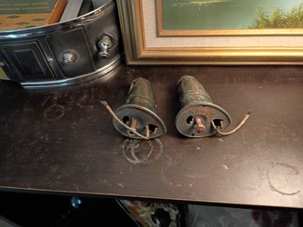 49 50 GM Chevy cars original license plate light set